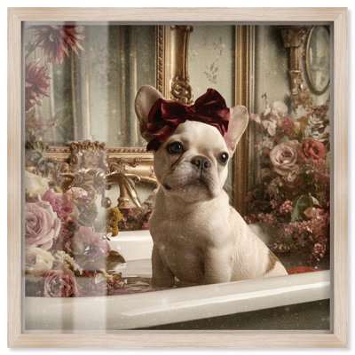«Frenchie Velvet Bow Room» par Art Remedy