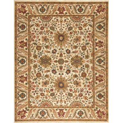 Mahal Hand Knotted Wool Area Rug