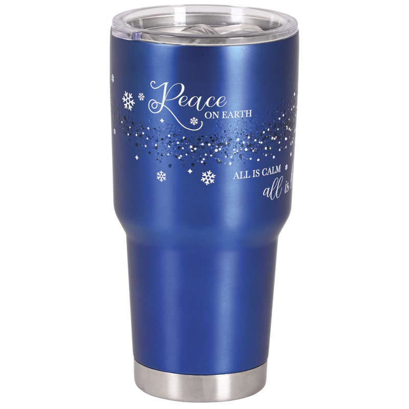 Gobelet de Noël bleu nuit silencieuse