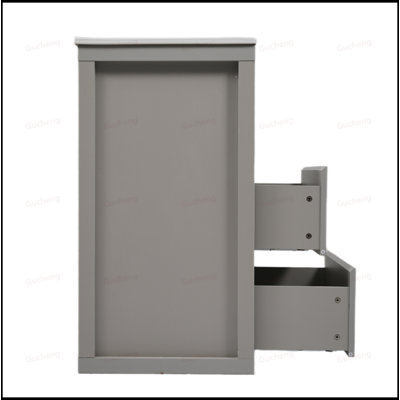 Meuble-lavabo autoportant de 30 po avec lavabo en céramique et 2 tiroirs pleine extension