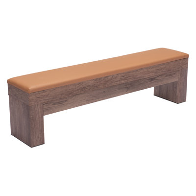 Bonker Brown (Set of 2) Polyurethane Storage Bench