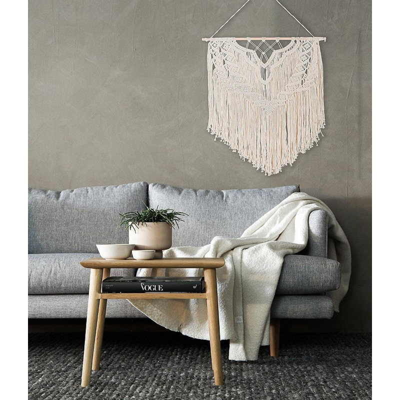 Fringed Macrame Wall Decor
