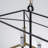 5-light Black/Gold Rectangular Kitchen Island Chandelier
