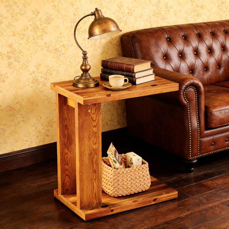 Table de chevet, table de bout et table d'appoint en forme de C