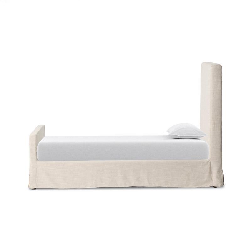 Daphne Upholstered Bed, Twin, Savoy Parchment