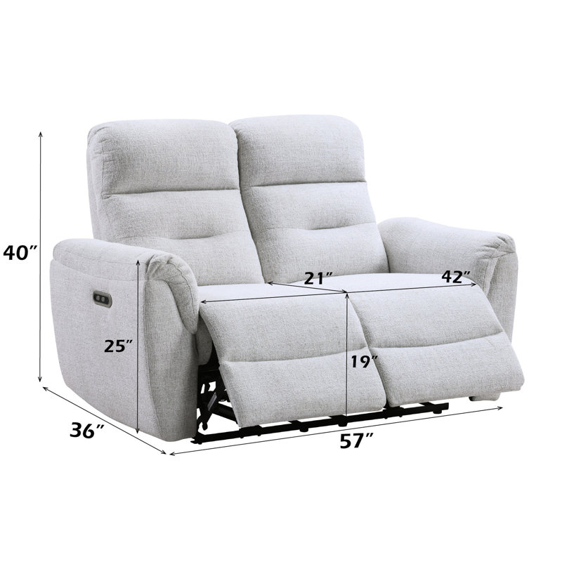 Upholstered 56.94'' Loveseat