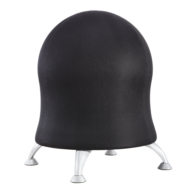 Zenergy Exercise Ball Chair, Black, White