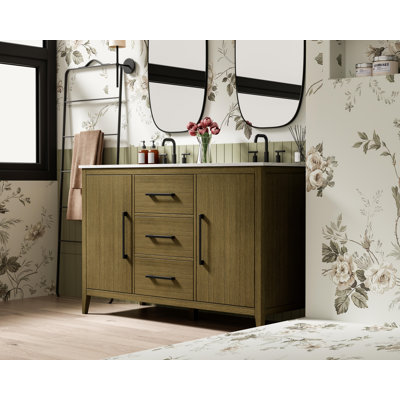 Meuble-lavabo double 54 po