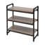 Bibliothèque standard en métal H 26,75 "x l 11,75" Weigle