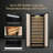 Lanbopro Black Single Zone Wine Cooler Glass French-Door 257 Bottle Capacity