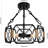 Industrial Ceiling Light, Farmhouse Rustic Of Ceiling Light,Vintage Chandelier, Ceiling Light With Hexagon Metal Cage For Kithcen Island Hallway Bedroom Dining Room Entrance,Ceiling Fixtures