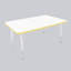 Table rectangulaire d'activités thermofusionnées avec pieds réglables et pivotants standard-113909079-113909076