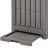 Edrosie Inc 31 Gallon Resin Outdoor Trash Cans with Lids, Black Patio Hideaway Garbage Bins-136901136