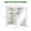 Noela Wall Mounted Required Bathroom Cabinet