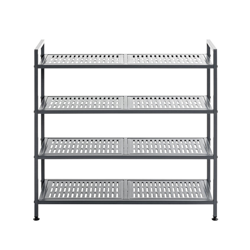 Shoe Rack anthracite, 73 x 72 x 25 cm