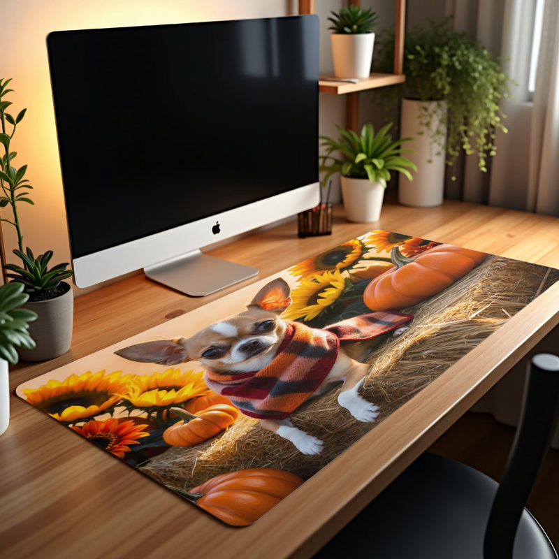Polyester Desk Pad, 31.5x15.5