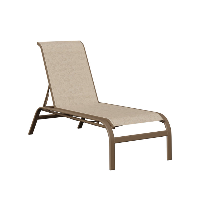 Chaise longue sans accoudoirs Berlin Gardens Murphy, Argile, Beige jaunâtre