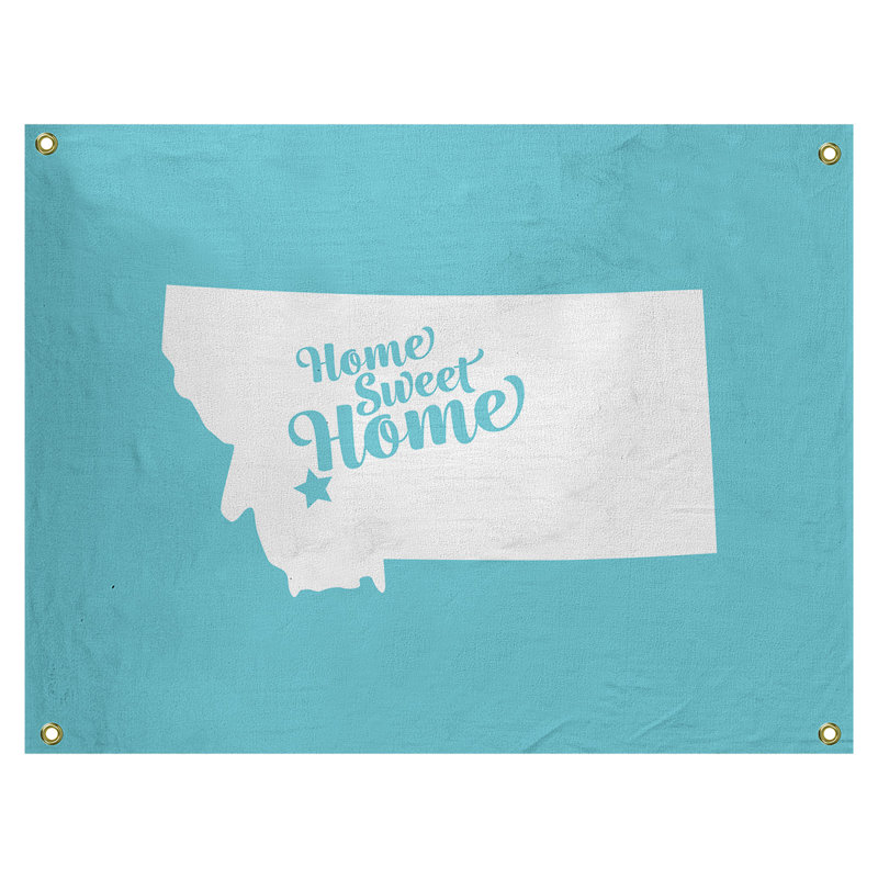 Polyester Tapestry, 59" H x 80" W, Teal