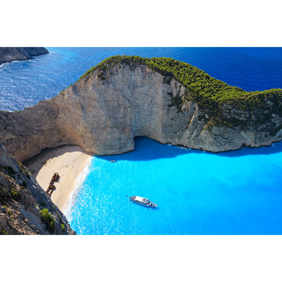 Navagio Beach von Rusm - Druck