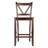 Lafabre 2 - Person Walnut Solid Wood Solid Wood Top Four Leg Dining Set