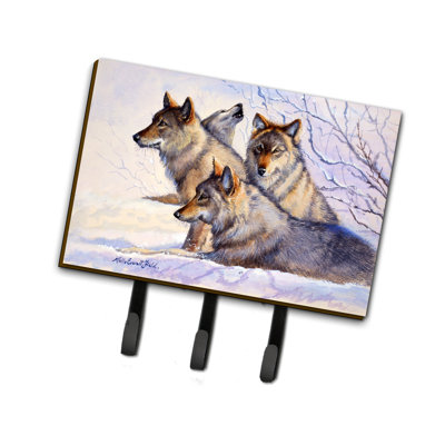 Porte-clés mural Wolves par Mollie Field