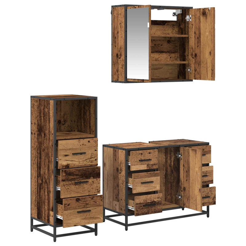 Vanity & Mirror Set