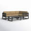 Avion 5 Piece Sectional Set - Black-1426329044-1414264034