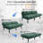 70.9" Upholstered Convertible Reclining Futon Sofa Bed with Adjustable Armrests-1057373612
