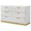 Commode blanche à 6 tiroirs-1810350819