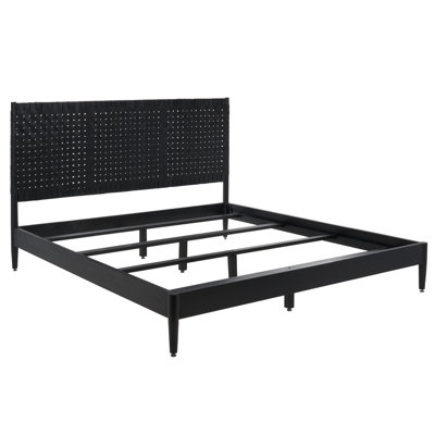 Tamita Leather Platform Bed