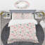Ensemble de housse de couette en microfibre rose-40701737