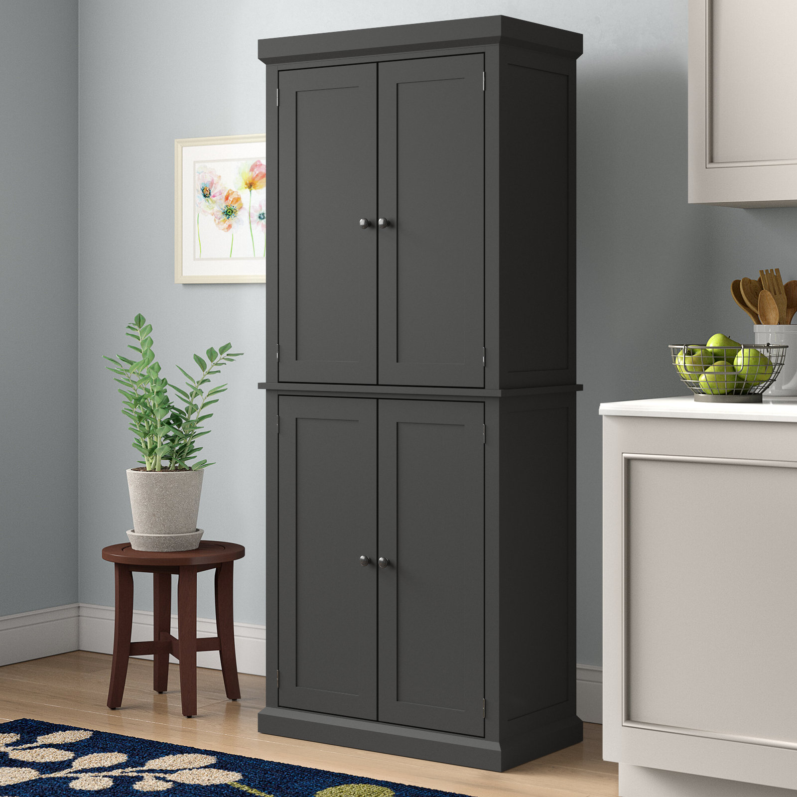 Winston Porter Naber 73'' Kitchen Pantry & Reviews Wayfair