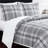 Box Stitch Plaid Comforter Set-1013708376-1013708378
