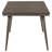 Perkins Dark Brown Rectangular Wood Dining Table