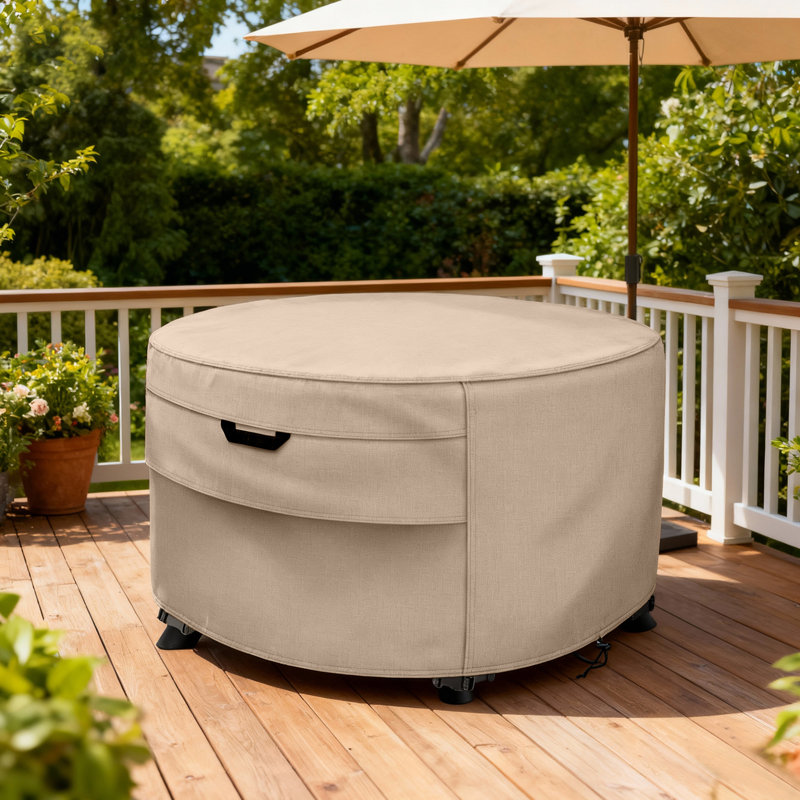Housse de table d'extérieur imperméable 600D, H 20 po x l 36 po x P 36 po