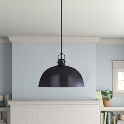 Fedler 1 - Light Matte Black Single Pendant