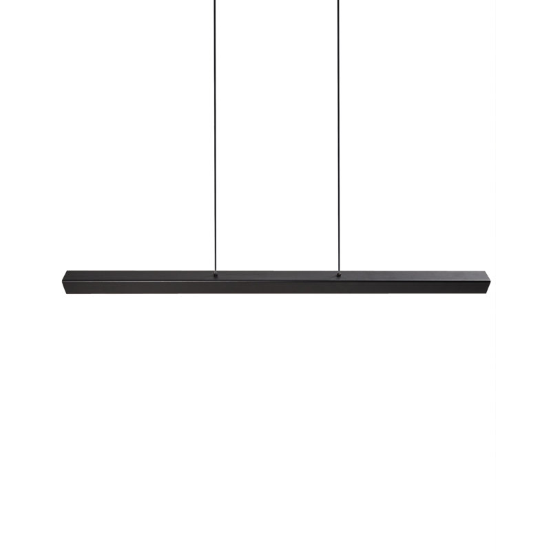 LED Pendant Lamp ARENAS With Remote, Matte Black