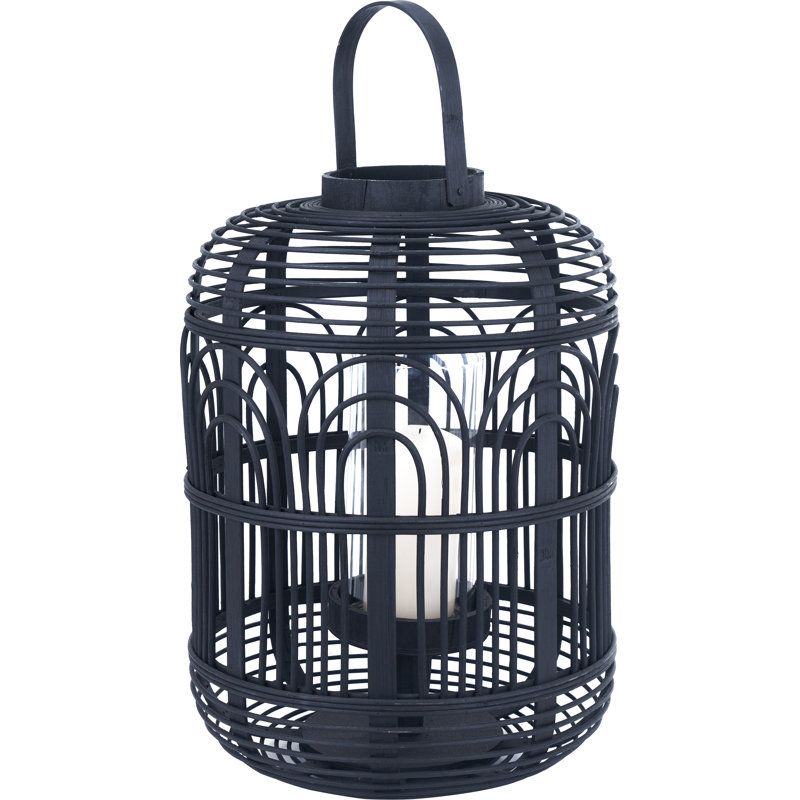 Lantern, 45" H x 31" W x 31" D, Black