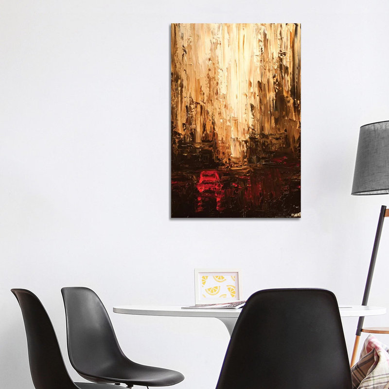 Red Cab by Osnat Tzadok - Wrapped Canvas Gallery-Wrapped Canvas Giclée, 101.6 cm H x 66.04 cm W x 1.91 cm D