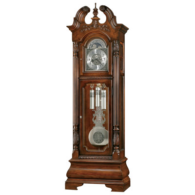 236.9cm Solid + Manufactured Wood Grandfather Clock