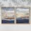 «Tidal Seafoam Horizon I», reproduction encadrée de qualité supérieure - prête à être accrochée - aucun clou requis - aucun clou requis-1029440214-1029440211