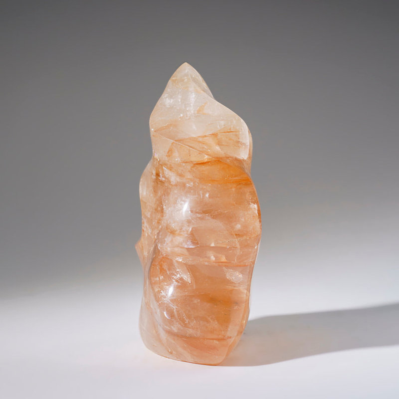 Genuine Polished Strawberry Quartz Flame Freeform (1.6 Lbs)
