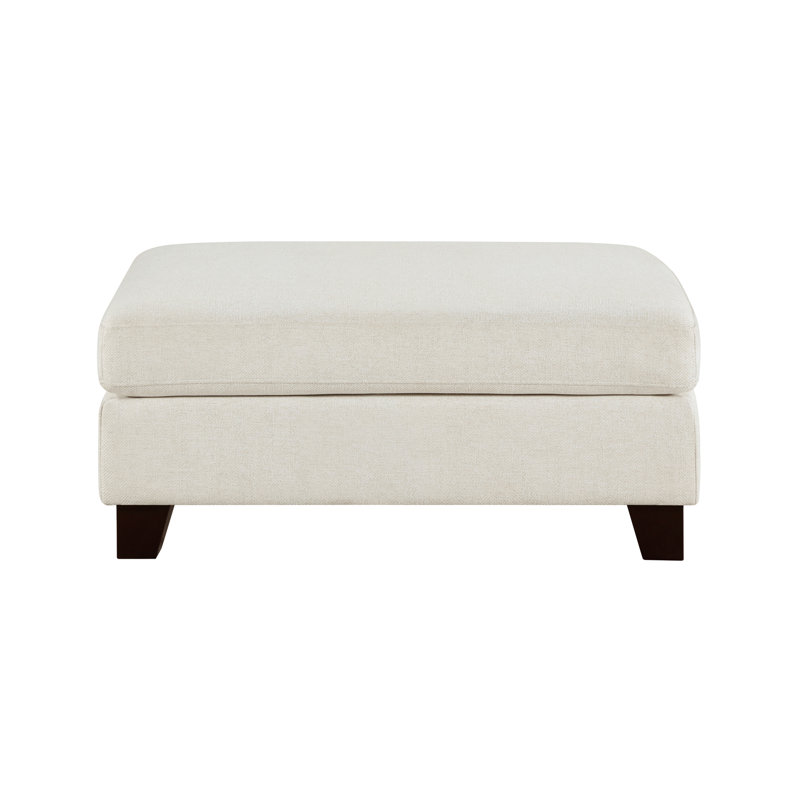 Upholstered With Wood Frame, Solid Legs, Pocket Coils And Foam Cushion, 40.5"x30"x18"h, 300lbs Capacity, Modern Living Room Rectangle Upholstery, Padding,