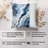 Abstract Blue Marble Crystal Geode XV Modern-99960114