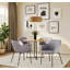 Chaise d'appoint large de 24,15 po Cilka