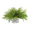 Melra Faux Fern Plant in Ceramic Vase