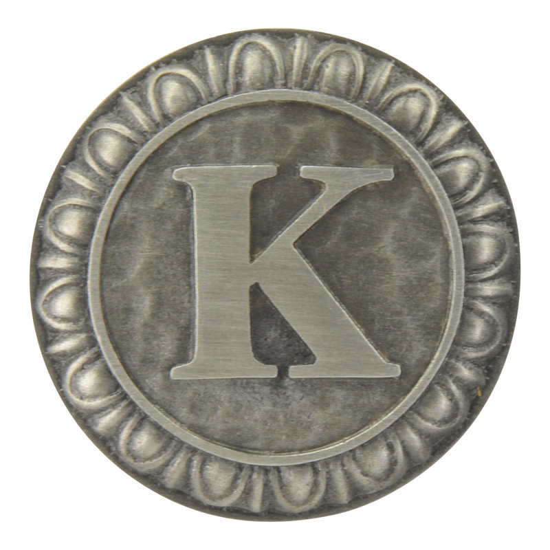Jewel Mushroom Knob, Antique Pewter