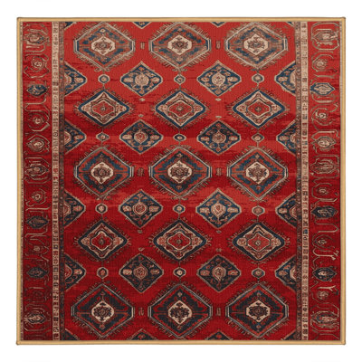 Tapis brun lavable à la machine