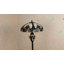 Lampe sur pied à 3 lumières en bronze foncé à 3 lumières de style Tiffany de style Tiffany Lisfison Otisfield