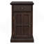 Table d'appoint Classic Vintage Livingroom avec ports USB et un tiroir multifonctionnel avec porte-gobelets